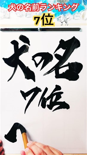 【犬の名前ランキング】7位 🐩