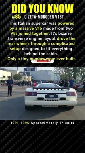 This Supercar Had TWO Engines Combined Into One 😳