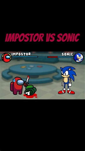 Impostor vs Sonic | Among us #animation #cartoon #shorts
