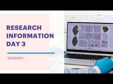 Research Information Day 3: Session 1