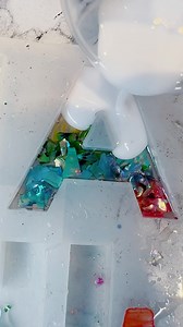 10K views · 765 reactions | Creating a shiny rainbow keychain in...