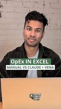 How Claude and Vena Build an OpEx Planning Template in Excel Faster Than Manual​
