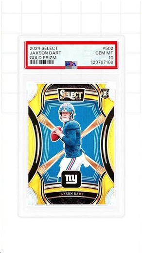 Jaxson Dart 🏈 #NY #Giants 🔥 #NFL #Sports #Football #Cards #Rookie #NFLPlayoffs #nflfootball #NewYork