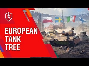 World of Tanks Blitz European Tank Tree