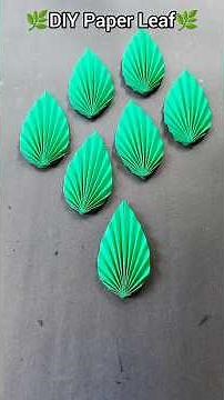 How To Make Paper Leaf / DIY Origami Paper Leaf / Paper Crafts #diy #origami #paperleaf #craft