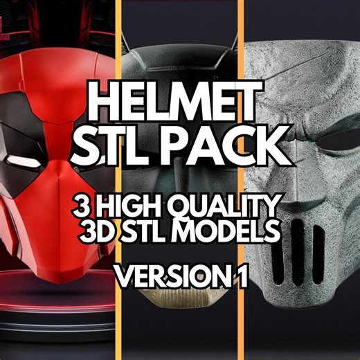 Helmet STL Pack | 3D Print Models for Cosplay & Display (digital Download) - Etsy