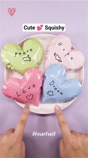DIY🩷Paper squishy💙cute paper crafts💚Wishful Heart🤍#paperdiy #love #cute #2026 #easycrafts #art #asmr