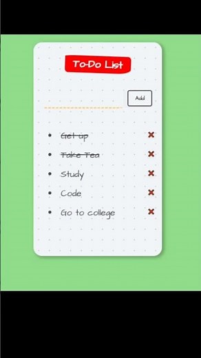 To Do List App using React | How to create To Do List in ReactJS | To-Do-List - React