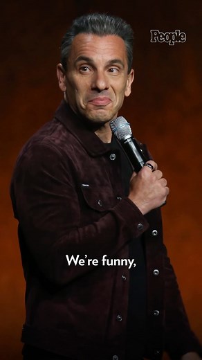 Comedian Sebastian Maniscalco and his wife Lana Gomez are sharing how their love story — even their shortcomings — have played out on stage as part of his act. Watch their very funny full interview at the link in bio! | People