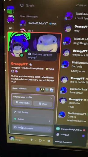 The felling of getting nitro