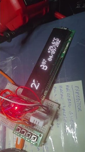 RTC clock on Norikate VFD display (5)