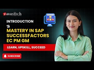 Introduction to Mastery in SAP SuccessFactors EC PM GM | ZaranTech