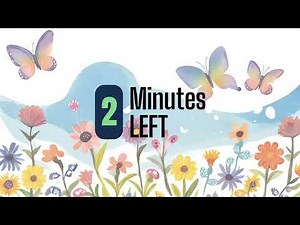 Spring 5 Minute Timer - with video and calming sounds