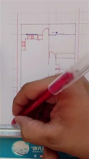 Plano de casa 8x15 metros #planosdecasas #planosarquitectonicos #casasmodernas #ideasdecasas