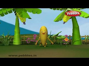 Banana Rhyme | Nursery Rhymes For Kids | Fruit Rhymes | Nursery Rhymes 3D Animation