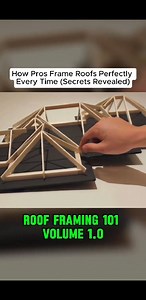 #frame #framing #HowTo Roof Framing 101 Volume 1.0 #learning #diyproject #learnontiktok #tipsandtricks #tips #diy #fyp | Luisacarla626