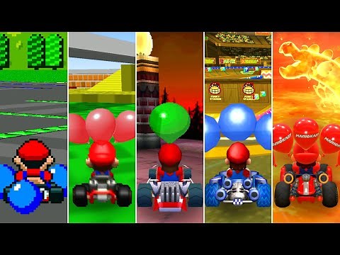 How Battle Courses Evolved in Mario Kart (1992 - 2025)