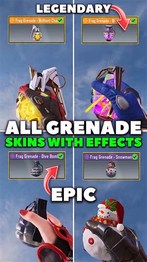 22K views · 1.7K reactions | All Grenade skin with unique effects #codm | Strange One Gaming | Facebook