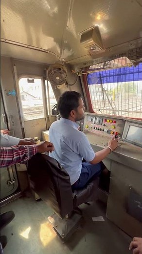 Inside view of the Train engine | Indian Railways | Train | Railway | Goods train | India