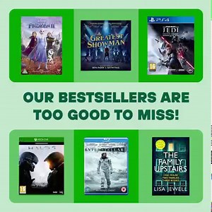 Our bestsellers are too good to miss! Grab yourself a bargain across our bestselling movies, music, books and games today! 🤑 | musicMagpie