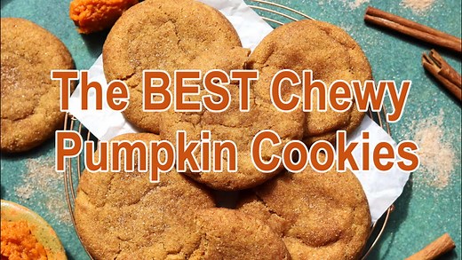 the best chewy pumpkin cookies