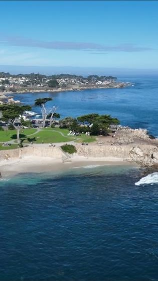 Monterey's Coast: Drone Captures California's Sand, Surf, and Sun.