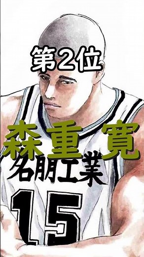 スラムダンク【ポテンシャルが高いキャラクターTOP5】 #Shorts
