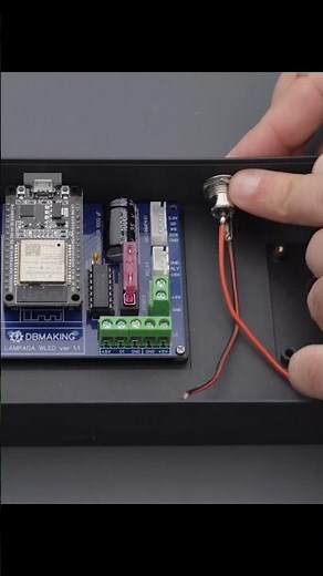 Lampada WLED audio reactive montaggio elettronica #wled #esp32 #audioreactive