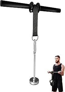 Yes4All Wrist and Forearm Blaster - Wrist Roller & Forearm Roller for Training, Workout - Wrist/Arm Blaster - Fit 1-inch Standard & 2-inch Olympic Weight Plates