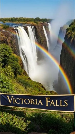 विक्टोरिया जलप्रपात जामबेजी नदी पर स्थित है।