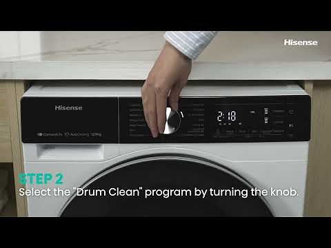 How to clean a drum of a Hisense washing machine