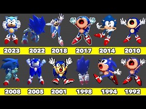 Evolution of Sonic Drowning Graphics In SEGA and Nintendo Games (1991-2023)