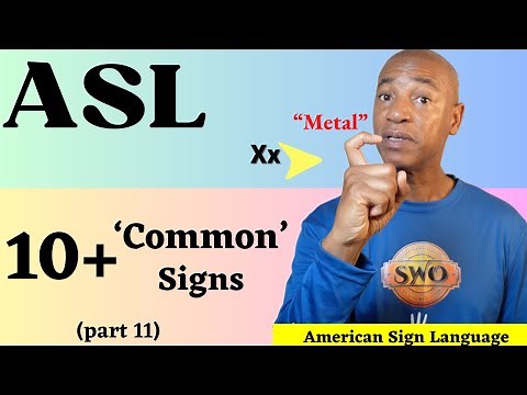 10+ "Simple" Common ASL Words and Signs ( part 11) | American Sign Language | Signing for Beginners