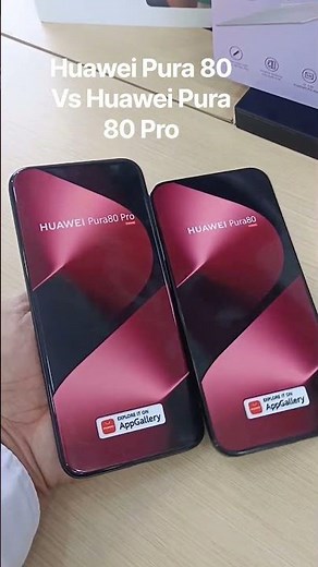 Huawei Pura 80 Vs Huawei Pura 80 Pro Comparison #explore