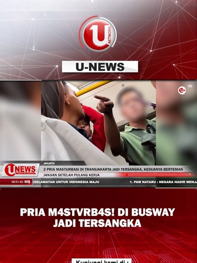 Dua Pria Ditangkap Usai Tindakan Asmara di TransJakarta