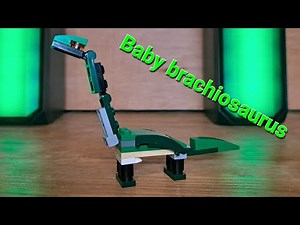 Baby Brachiosaurus and Diplodocus Instructions Tutorial MOC LEGO Creator Mighty Dinosaur