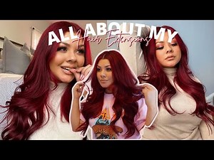 ALL ABOUT MY HAIR EXTENSIONS ♡ How I color, cut, install & style clip-in hair extensions I Romance