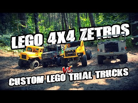 LEGO 42129 4x4 Zetros VS Custom LEGO Trial Trucks
