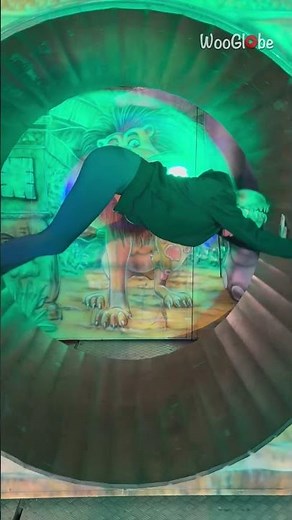 Epic Human Hamster Wheel Fail: Girl's Handstand Mishap || WooGlobe