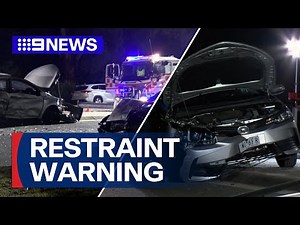 Children seriously injured in Melbourne crash | 9 News Australia