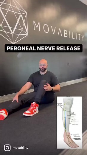 Peroneal nerve release #chiropractor #nervepain