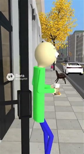 Baldi going to Starbucks ￼coffee #BaldiBasics ￼
