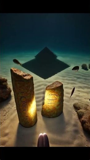 I’m a Dolphin… My GoPro Found a Hidden Underwater Structure in the Deep Ocean#DolphinPOV #Ocean#1m