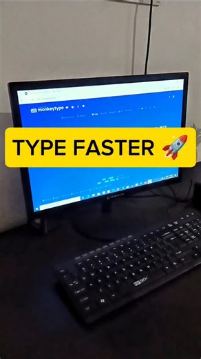 Typist Buddy on Instagram: "Want to type faster on keyboard without confusion? 🚀 This simple daily typing practice will help you improve speed, accuracy, and confidence step by step. No shortcuts. No fake speed. Just real practice = real results 💯 👉 Save this reel 👉 Follow for daily typing practice 👉 Practice every day & track your progress #typingspeed #touchtyping #typingpractice #keyboardtyping #fasttyping #trendingreels #typingjourney #dailytyping #keyboardskills #reelsindia #computerpr