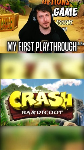 Played Crash Bandicoot for the first time and it went REALLY well!