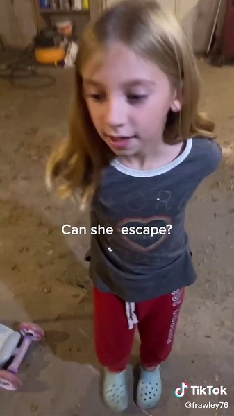 Can She Escape? Handcuffed Behind Back Challenge