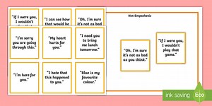 Empathy Sorting Cards