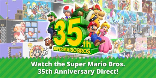 Watch the Super Mario Bros. 35th Anniversary Direct now!