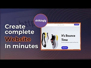 Creating Stunning Websites with Strikingly in Minutes: No-Code Web Design Tutorial