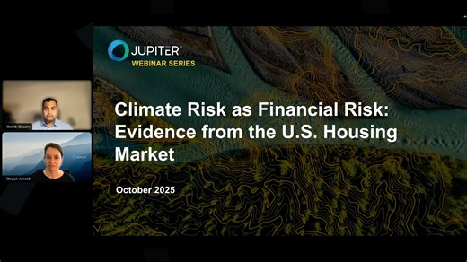 Jupiter Webinar_Climate Risk as Financial Risk: Evidence from the U.S. Housing Market